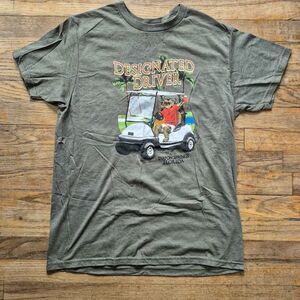 'Designated Driver' Golf Cart -Tarpon Springs, FL Short Sleeve T-Shirt - Medium